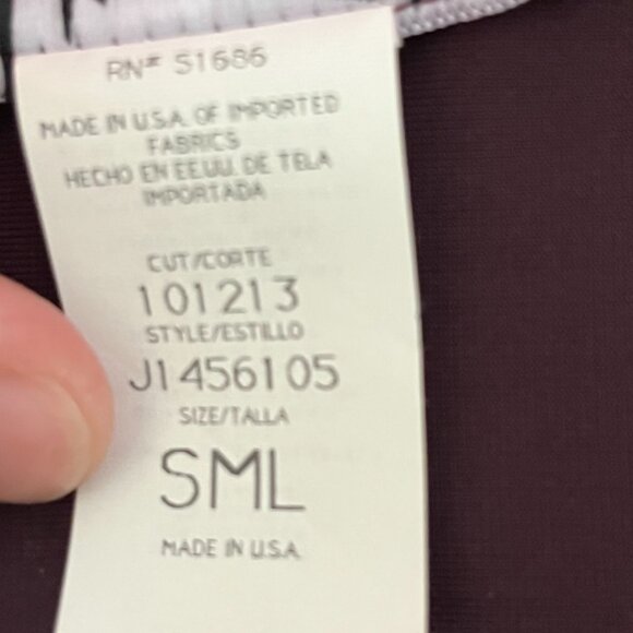 Vintage all that Jazz mini dress dark purple butterfly floral size small fairy - Picture 9 of 10